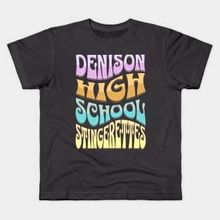 Denison High School Stingerettes Retro Kids T-Shirt